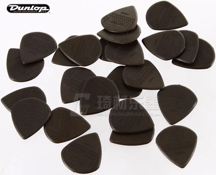 Dunlop нейлоновая Максимальная рукоятка, Jazz III, углеродное волокно, плоская палочка, медиатор для гитары "жесткость", медиатор, калибр 1,38 мм