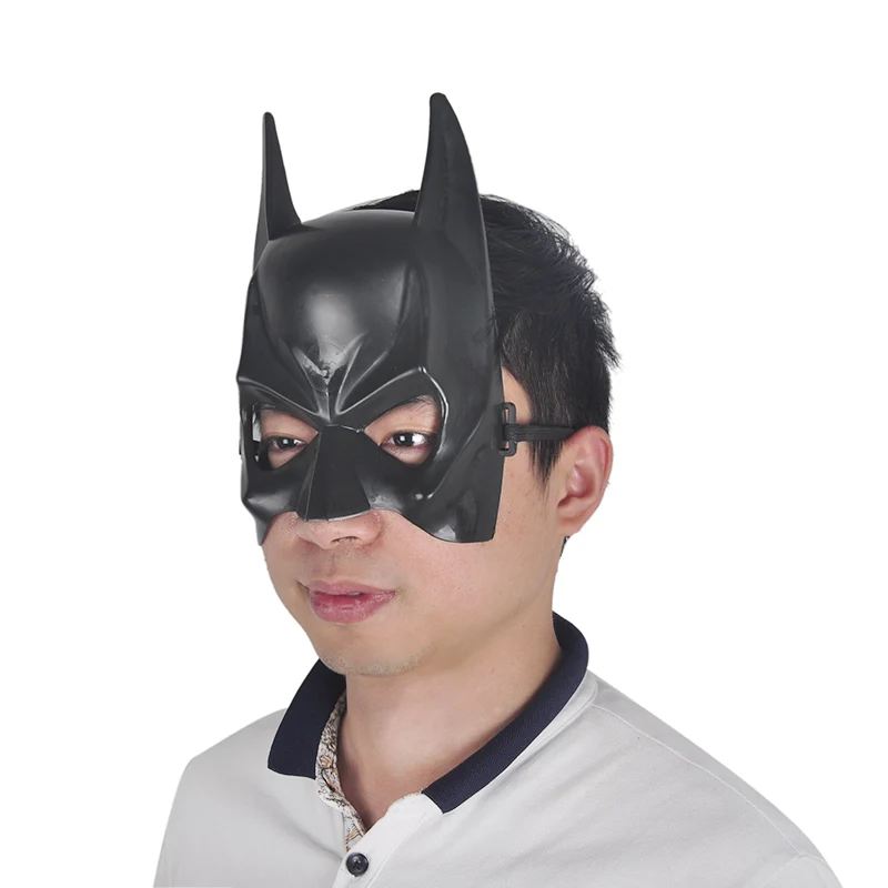 Черная Маскарадная маска Бэтмена на Хэллоуин 1 шт. вечерние карнавальные