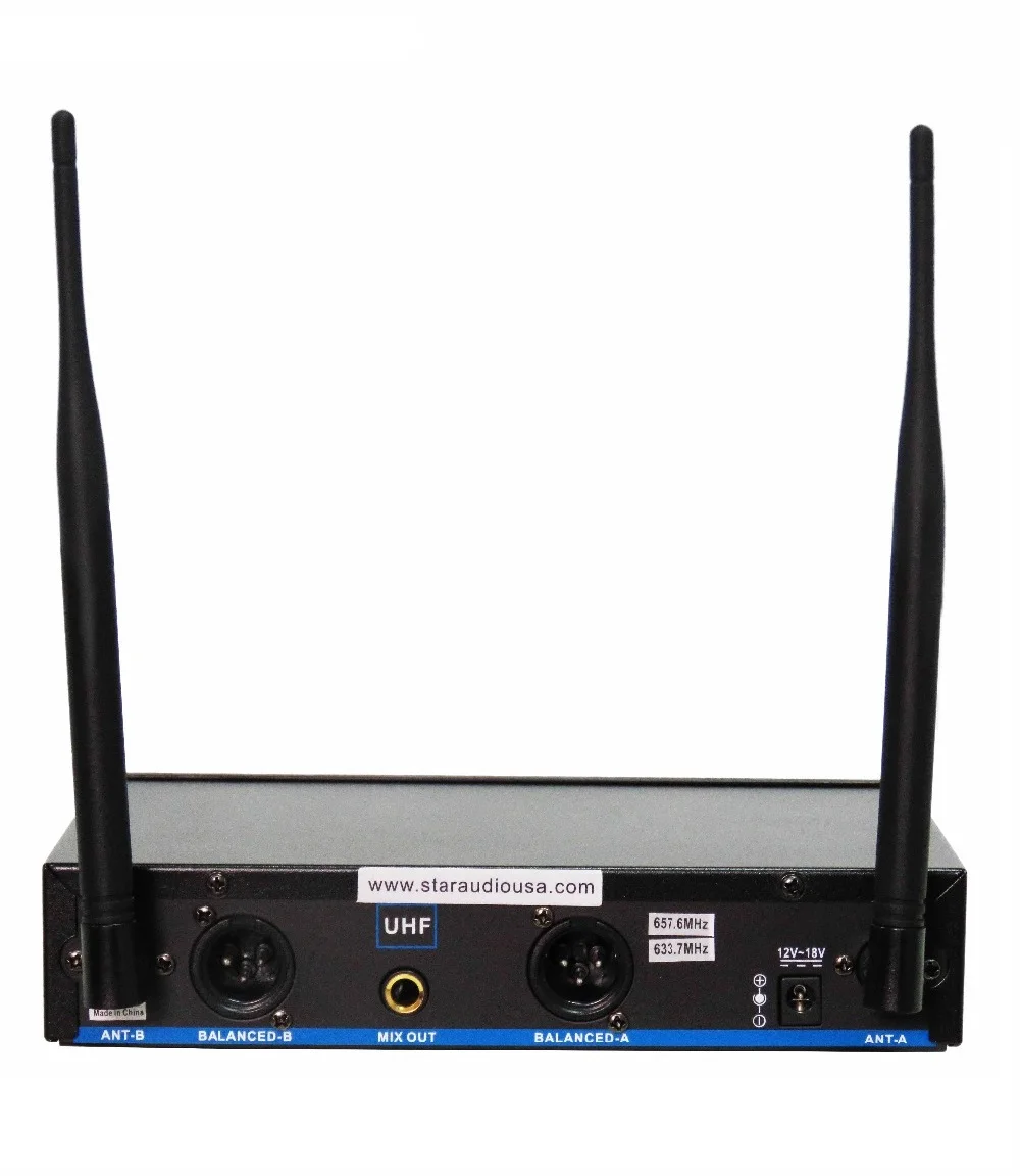 STARAUDIO Pro PA DJ сценический караоке 6-канальный BT USB микширующий пульт с гарнитура UHF