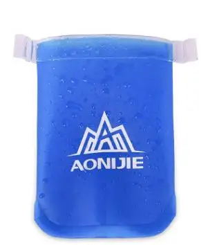 170ml cup 170 мл 200 мл 250 мл 500mml 350 мл 600 мл AONIJIE рюкзак беговой спортивный велосипед мягкая бутылка для воды складной ТПУ Мягкий фляга сумка для воды - Цвет: 170ml cup