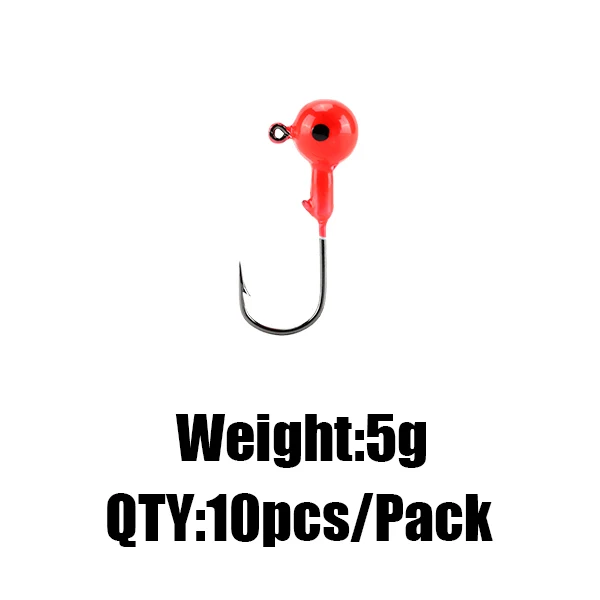 5g 10pcs SeaKnight SK01/SK02 свинцовая головка джиг рыболовные крючки 3,5 г 5 г 7 г 10 г 14 г 20 г джиг Крючки для мягкой рыбалки приманки рыболовные снасти - Цвет: 5g 10pcs