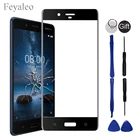 Передняя панель Nokia6 для Nokia 2, 3, 5, 6, 7 Plus, 8, X5, 5,1 Plus, сенсорный ЖК-экран, дигитайзер, стеклянная крышка, тачскрин, объектив