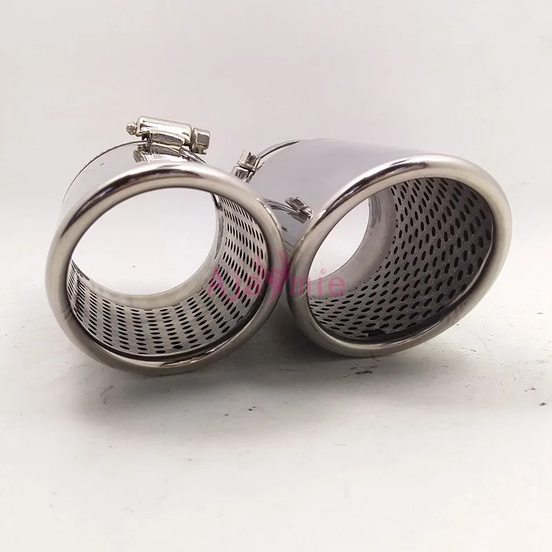 Автомобильный Стайлинг #304 нержавеющая сталь задний глушитель выхлопной трубы