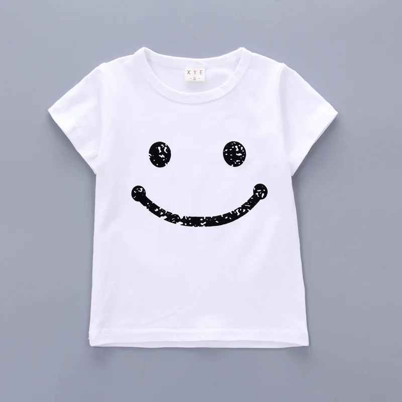 New baby suit in the summer of 2017 boys and girls smiling face coat + suspenders 2 times children clothing collection |