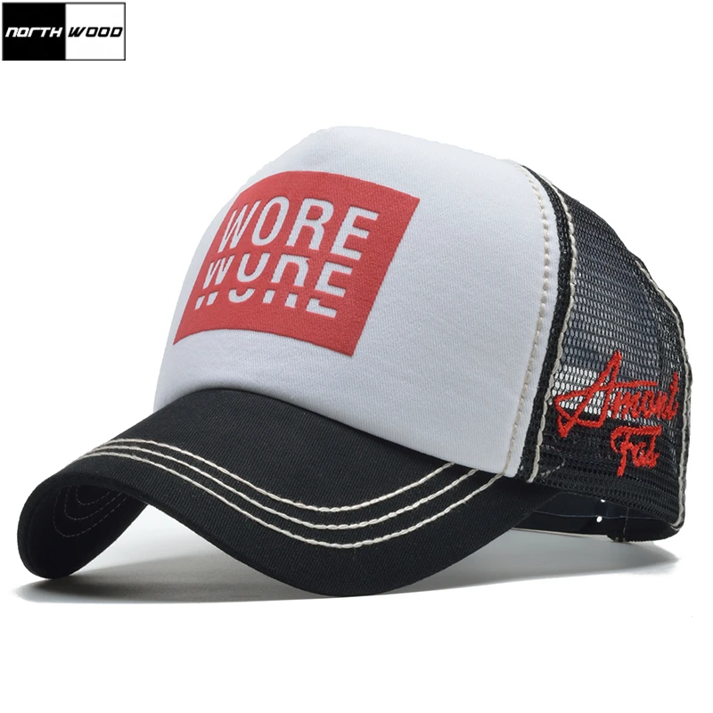 

Бейсболка унисекс NORTHWOOD, модная сетчатая Кепка, в стиле хип-хоп, летняя