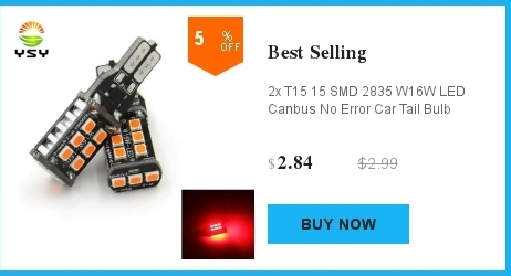 100 шт. T10 Canbus 10SMD 5630 5730 без ошибок авто светодиодный лампа W5W интерьер can-шины свет
