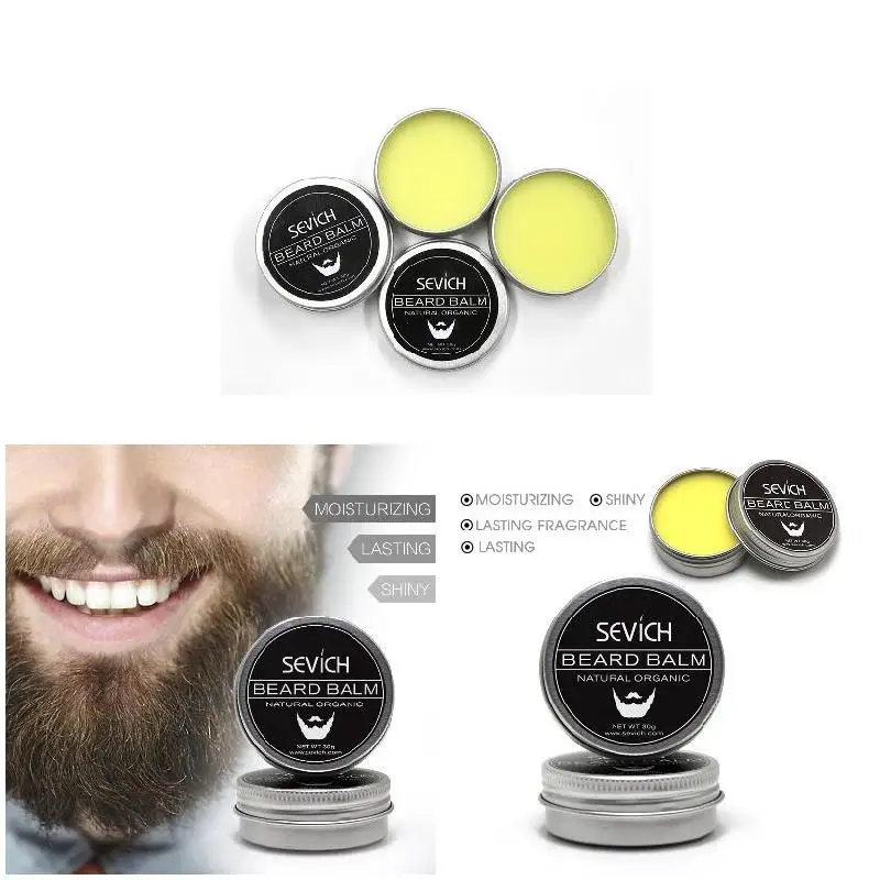 High Quality Natural Beard Oil Conditioner Balm Growth Organic Moustache Wax for Styling | Красота и здоровье
