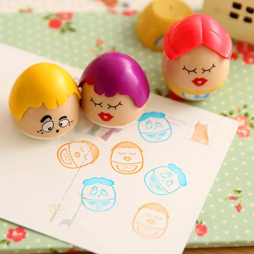 3 шт. Творческий штамп клоун сделай сам скрап фотоальбом игрушечные студенты