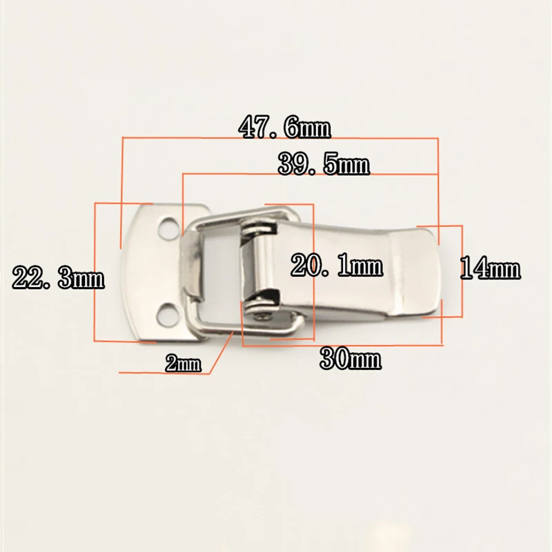 Горячая Блокировка замки 4 76 см длина нержавеющая сталь серебро 76*2 23 |