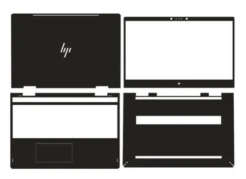 Защитная пленка из углеродного волокна для ноутбука HP ENVY x360 15 bp051nr bp004na bp003tx bp001tx