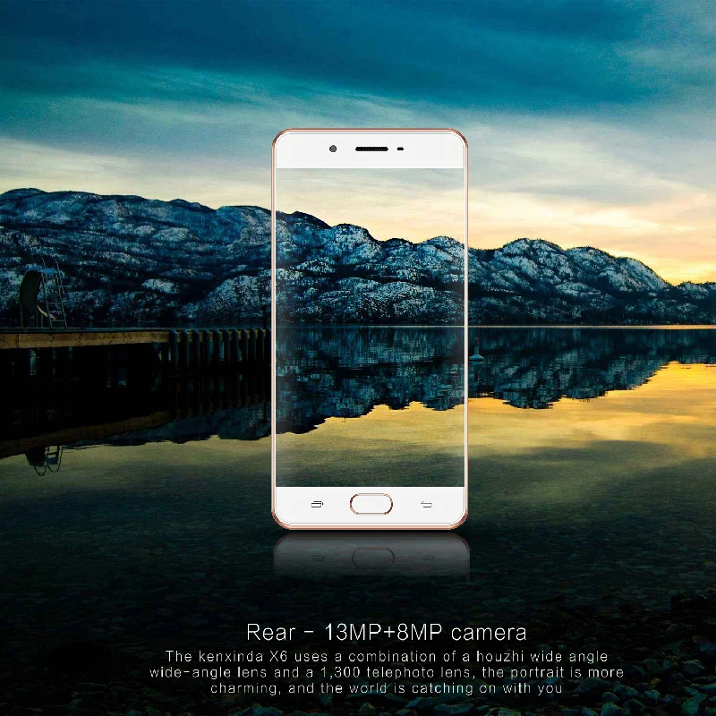 Оригинальный Kenxinda X6 4G LTE смартфон 5 0 inch Android 7 mtk6737 четыре ядра 1 3 ГГц 13.0MP Камера IP68 720