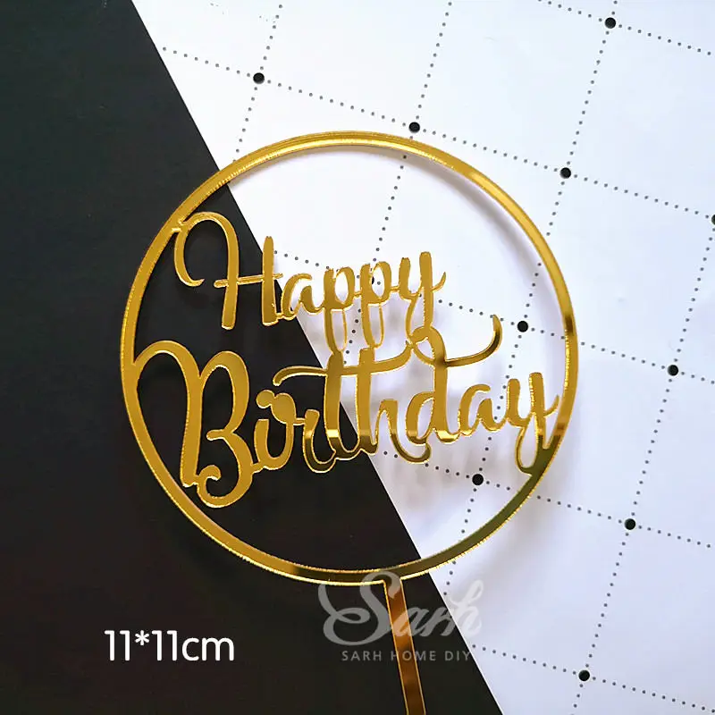 2pc birthday topper Жираф Лев гриб украшение обезьяна торт топперы для дня детей вечерние счастливые принадлежности для дня рождения свадьбы милые подарки - Цвет: 2pc birthday topper