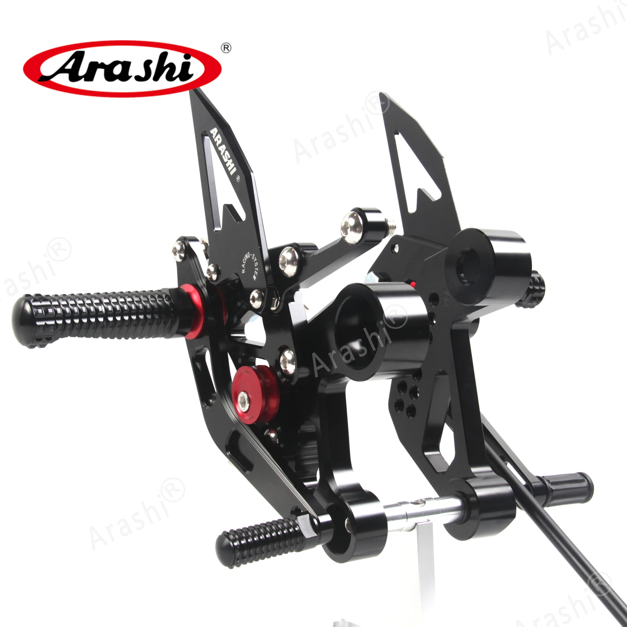 Arashi FZ09 2014 2021 CNC регулируемая подножка задняя часть для YAMAHA FZ 09 MT09 MT 2015 2016 2017 2018 2019
