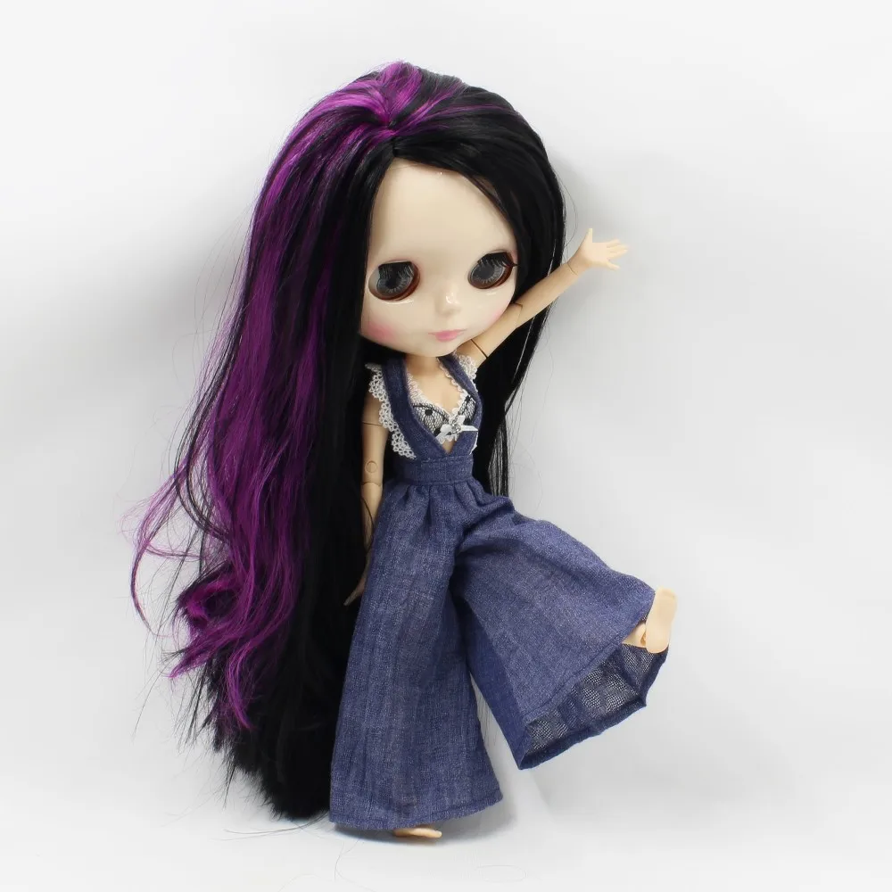 Blyth doll ледяное платье фиолетовые брюки бюстгальтер сексуальные наряды