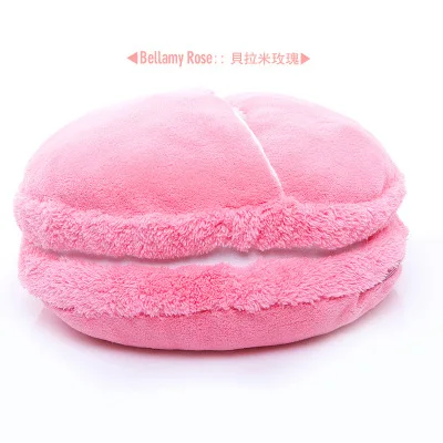 AAG Macaron плюшевая ручная грелка для ног Подушка макарон, десерт пирог Подушка домашняя Подушка на стул, подушка для украшения дома офиса подарок - Цвет: 5