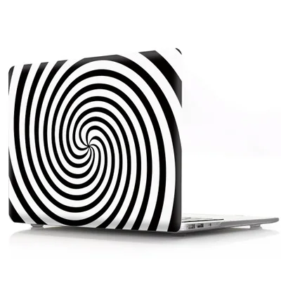 black white Чехол для ноутбука Macbook Air retina 11 12 Pro 13 15 Touch Bar A1706 A1989 A1707 пластиковый чехол для ноутбука+ чехол для клавиатуры - Цвет: black white