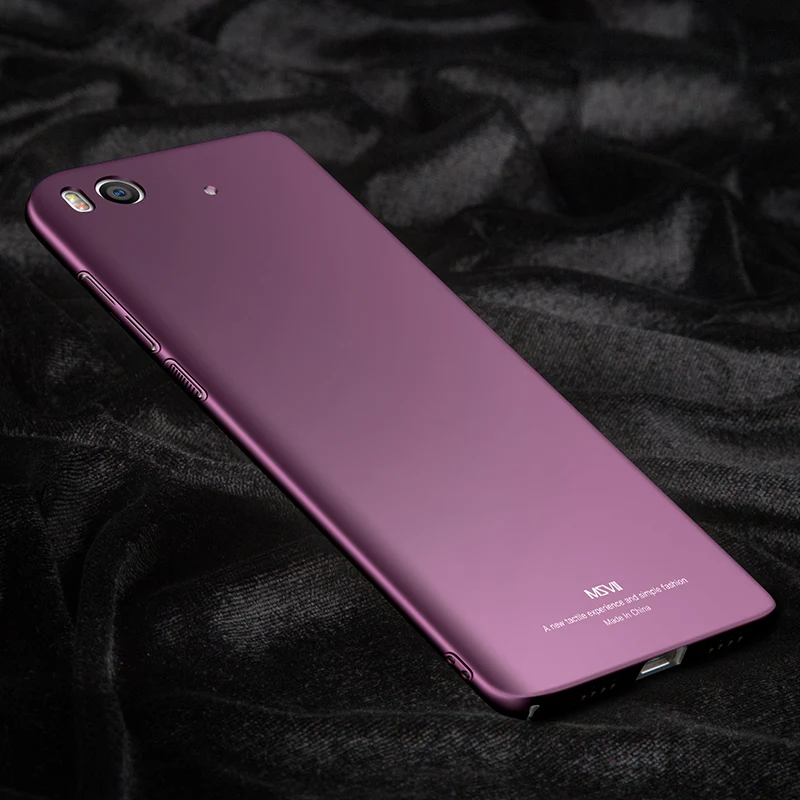 Чехол для Xiaomi mi 5s MSVII тонкий матовый чехол для Xiaomi mi 5 S Чехол Xio mi M5 5S жесткая накладка на заднюю панель для Xiaomi mi 5S mi 5 S mi 5S чехол
