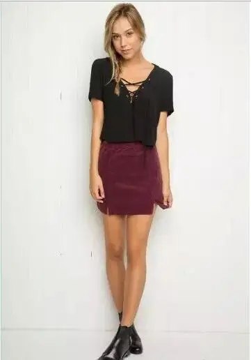 2016 Лето Новый Короткими рукавами V-образным Вырезом Сексуальная Грудь Hollow Крест