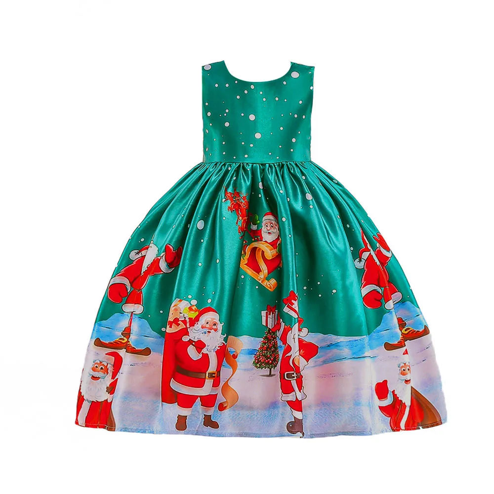 Tiange Christmas Dress Girl Children Clothing Princess Party Kids Dresses For Girls elegant Costume Wedding Vestidos | Детская одежда и