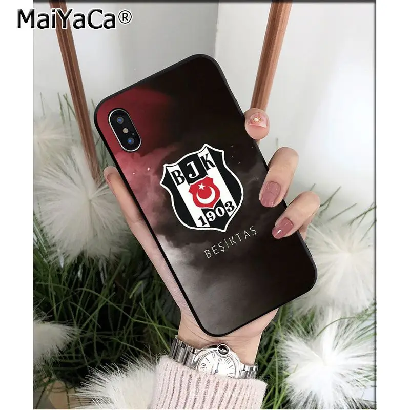 A7 MaiYaCa индейка Besiktas Футбол ТПУ мягкий высококачественный чехол для телефона для Apple iPhone 8 7 6 6S Plus X XS MAX 5 5S SE XR чехол - Цвет: A7
