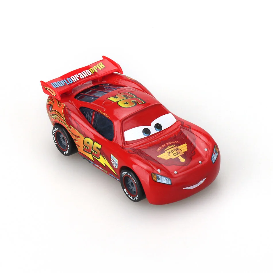 Disney Pixar Cars 2 3 Lightning Mcqueen Mater Jackson Storm Ramirez 1:55 литой автомобиль металлический сплав мальчик игрушки для детей подарок