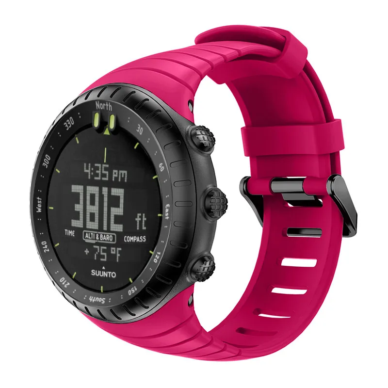 Мягкий силиконовый ремешок для Suunto Core часов сменный Браслет смарт Core|Ремешки