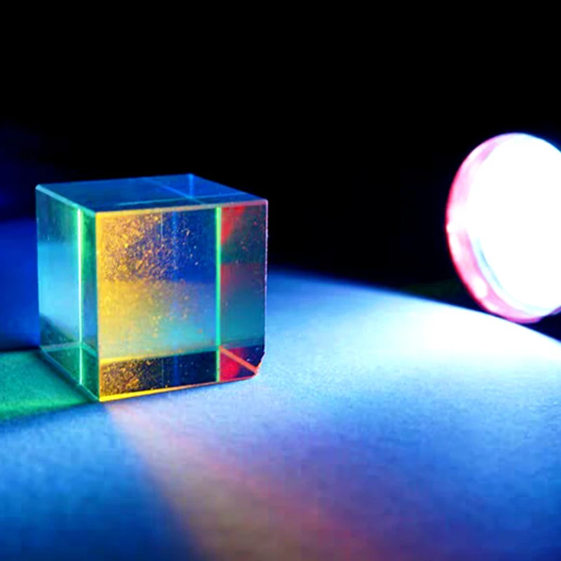 Оптическое стекло призма Rgb дисперсия Призма физический светильник спектр