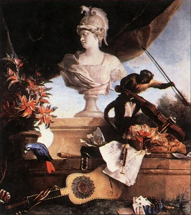 

Oil Painting Reproduction,handmade oil painting,allegory-of-europe-1722 by Jean-Baptiste Oudry,Animal oil painting,High Quality