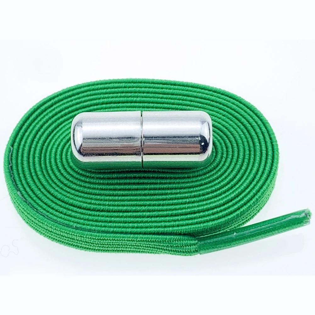 1Pair 100cm No Tie Lazy Shoelaces shiny Elastic Shoes Lace Casual Sneakers Stretchy Shoelace Glitter Elasticity Shoe Laces