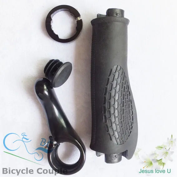 1 pair Anti-slip Rubber &amp Shakeproof Bikes Bicycles Grips Handle bar Ends Handlebars Cycling riding best selling hot design | Спорт и