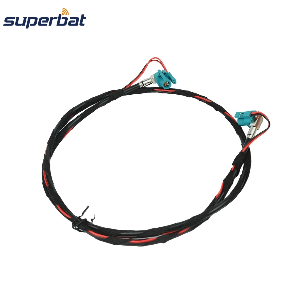 Кабель Superbat для BMW F10 F15 F20 F25 F30 Fakra Z HSD разъем под прямым углом NBT видео Decar 535 100