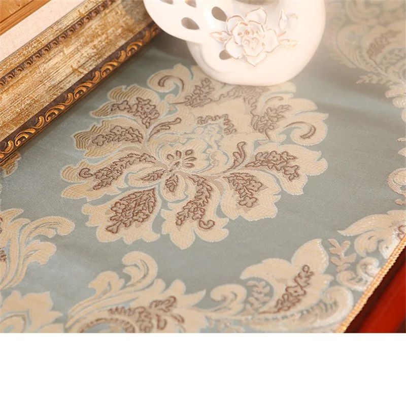 Высококачественный жаккардовый Настольный runner роскошный светильник в