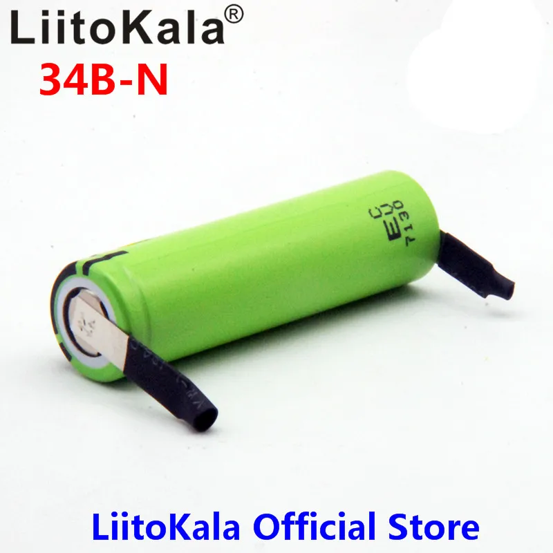 Оптовая продажа 100 шт. 2018 LiitoKala новый Оригинальный NCR18650B 18650 3400 3 7 в мА/ч литиевый