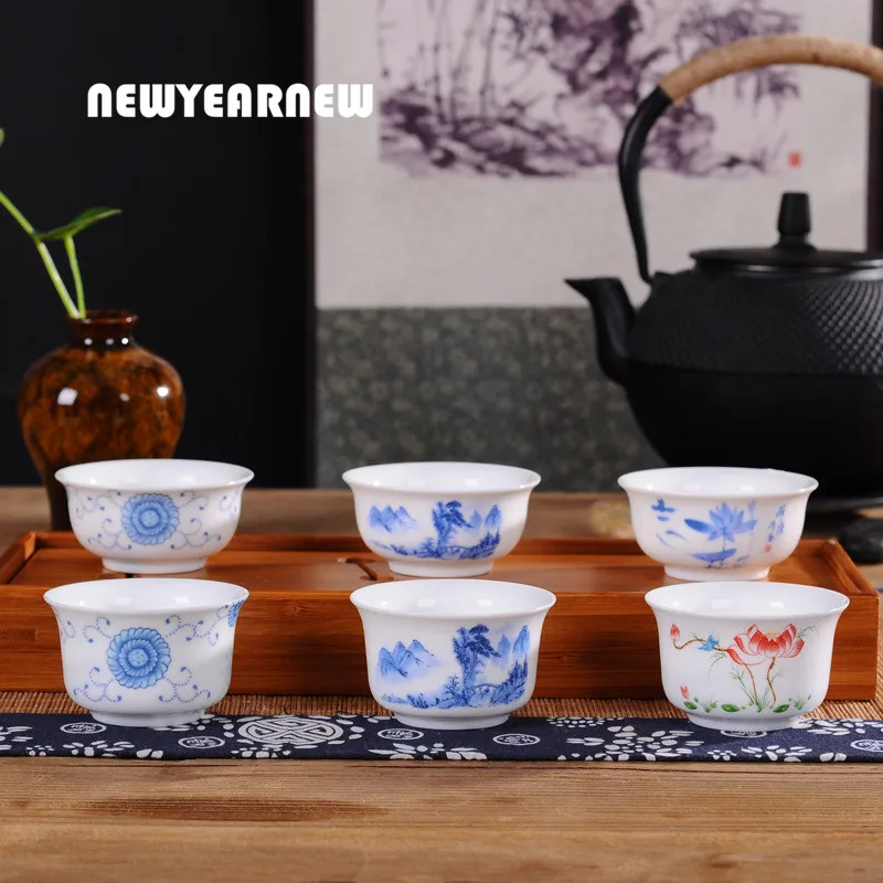 Новый год 1 шт 50 мл керамический Tureen высокое качество чайная чашка чайный набор