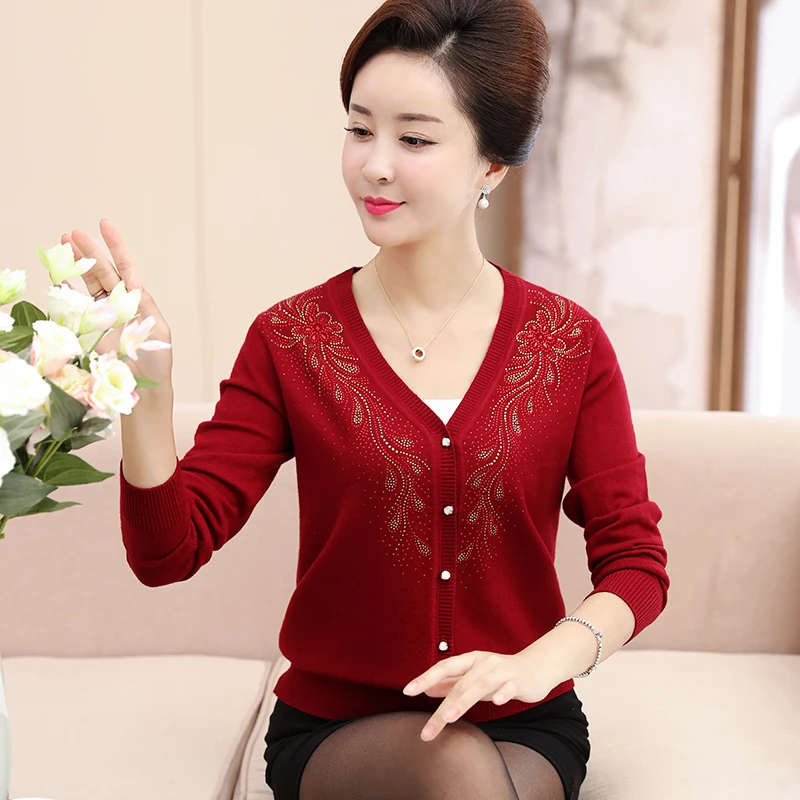 Кардиган XJXKS с длинным рукавом весна осень свитер женские свободные вязаные
