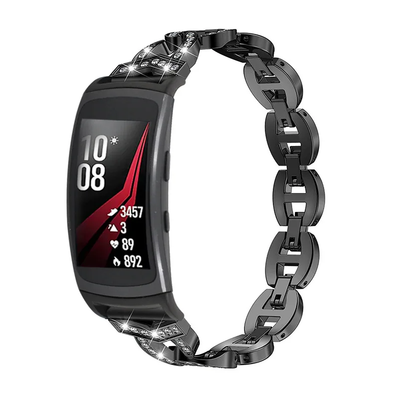 Наручных ремешка для Samsung Gear Fit2 SM R360 ремешок из нержавеющей стали браслет Fit 2 Pro