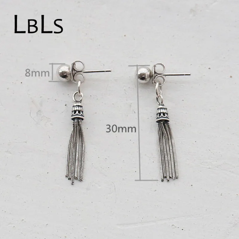 Висячие серьги из серебра 925 пробы в Корейском стиле|sterling silver dangle earrings|dangle drop
