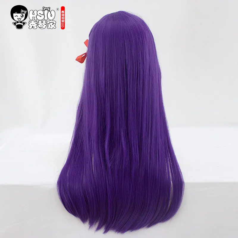 HSIU высокое качество Fate/stay night Sakura Matou Аниме игра косплей парик костюм играть