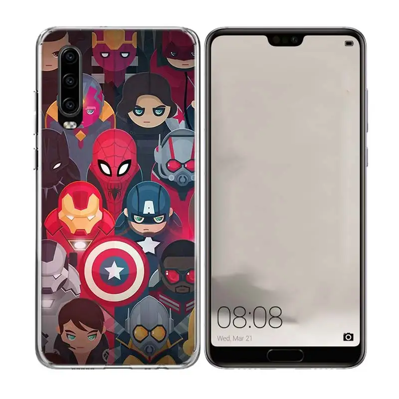 Силиконовый чехол для телефона Huawei Mate 10 20 Pro Lite 20X S RS Y5 Y6 Y7 Y9 2019 Prime по
