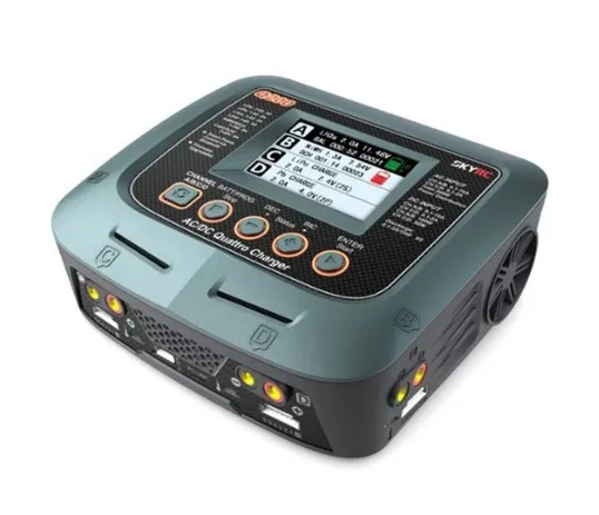 SKYRC Q200 1 до 4 Интеллектуальное зарядное устройство/разрядник AC/DC для Lipo/LiHV/литий-железо/литий-ионный/NiMH/NiCD/свинцово-кислотный RC аккумулятор