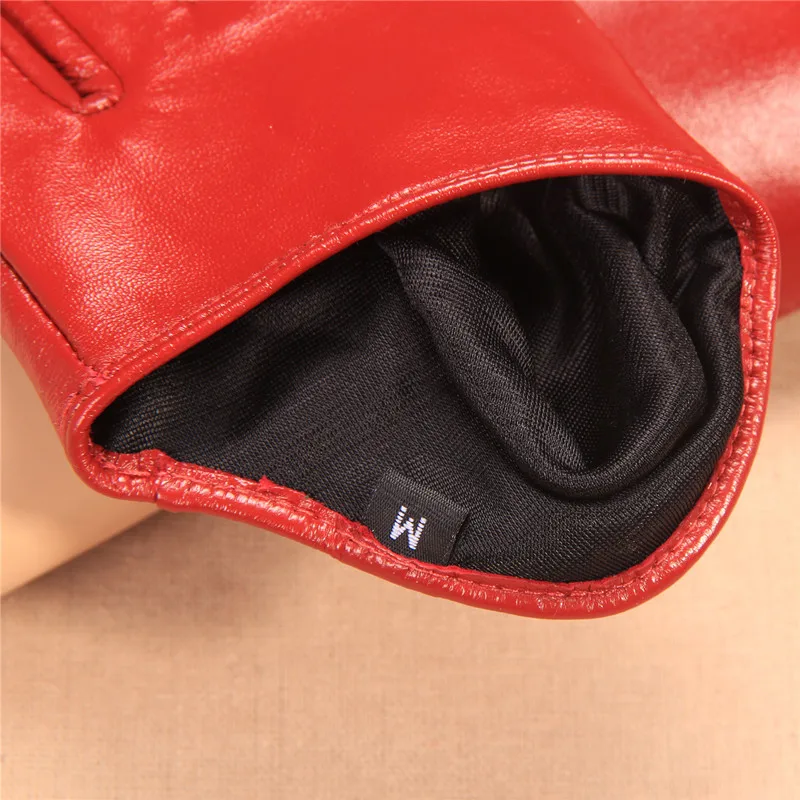 Летние женские перчатки Короткие стильные из натуральной кожи модные для танцев