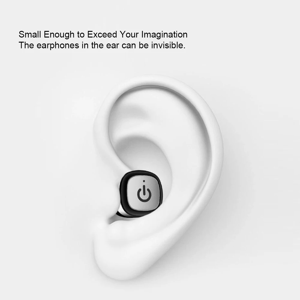 Беспроводные наушники VAORLO TWS с шумоподавлением HiFi V5.0, Bluetooth наушники, гарнитура, стерео мини наушники, зарядное устройство, Дополнительный внешний аккумулятор