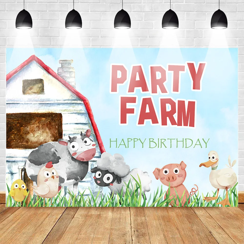 Фон MOCSICKA с изображением животных из мультфильмов для детской вечевечерние НКИ в