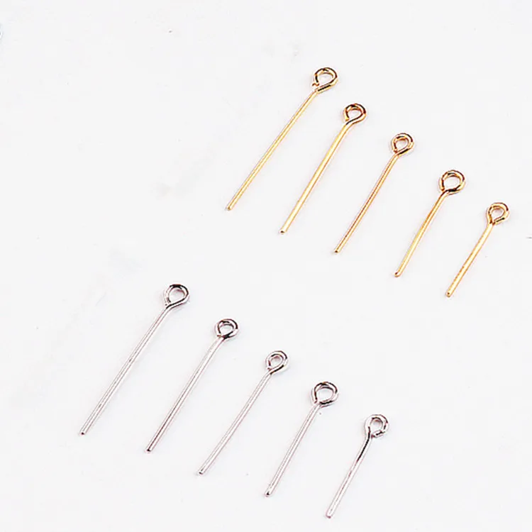 

Ritoule DIY K gold Nickel Silver Beaded accessories 9 word needle nine nine word needle color specifications of copper