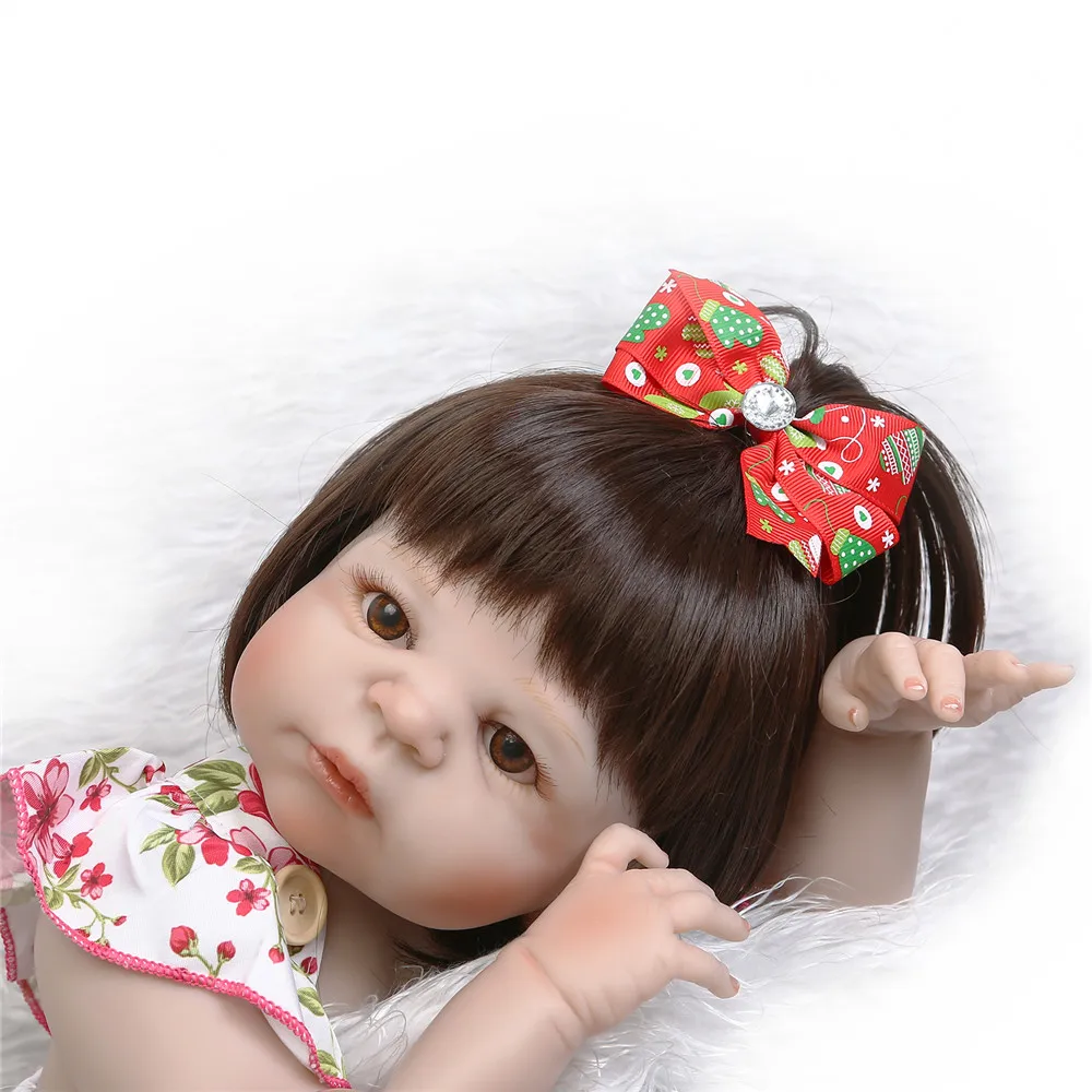 Реалистичная силиконовая кукла младенец 55 см|boneca reborn|reborn baby doll toyborn dolls |