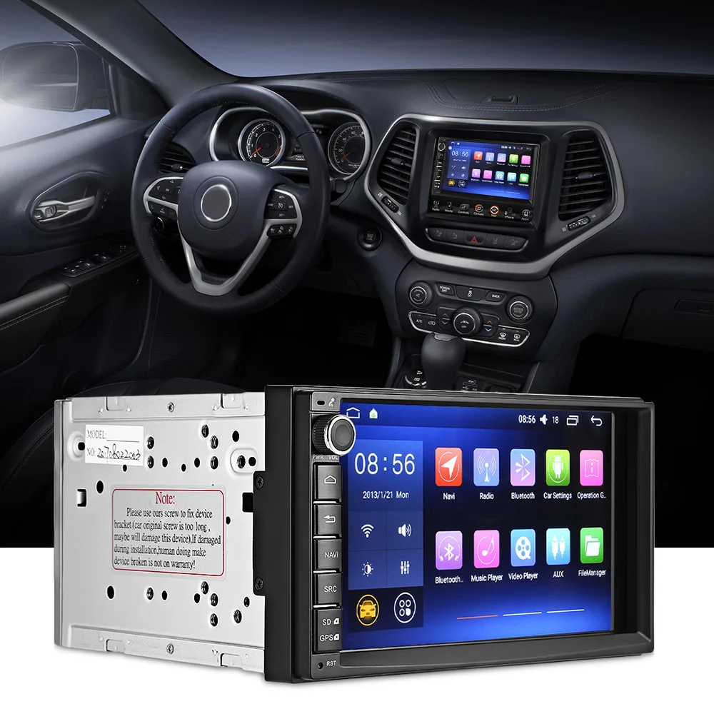 J 2820N Универсальный Android 6.0.1 Quad core 7 дюймовый gps Wi Fi видеорегистратор автомобильный