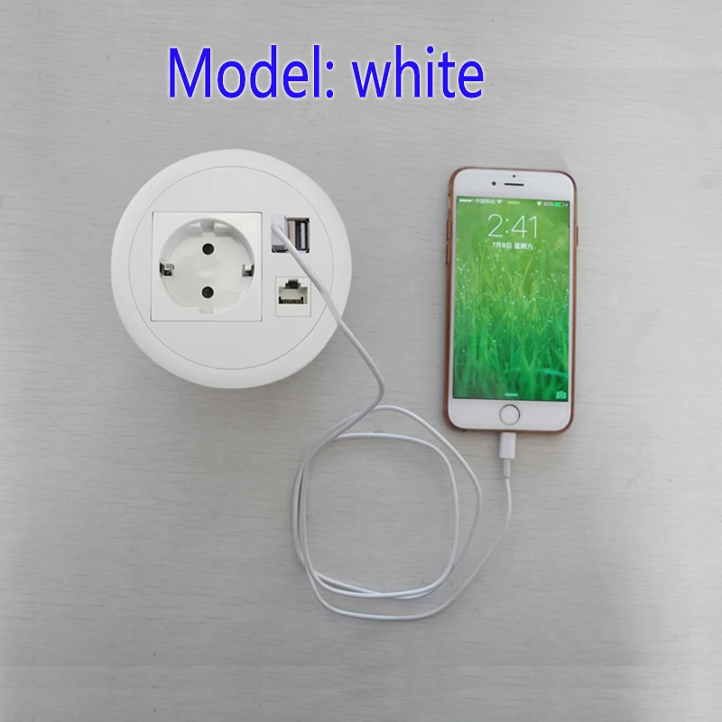Разъем питания для офисного стола/Удобная работа/зарядное устройство USB
