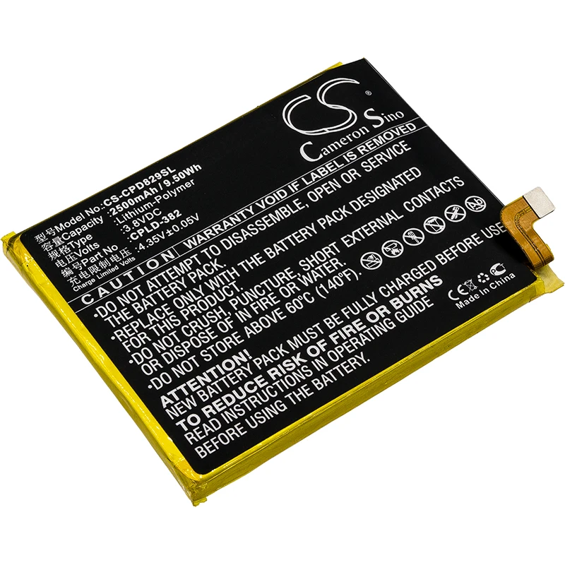 Cameron sino обновление для Coolpad CPLD-382 мобильный Смартфон батарея литий-полимерный 2500