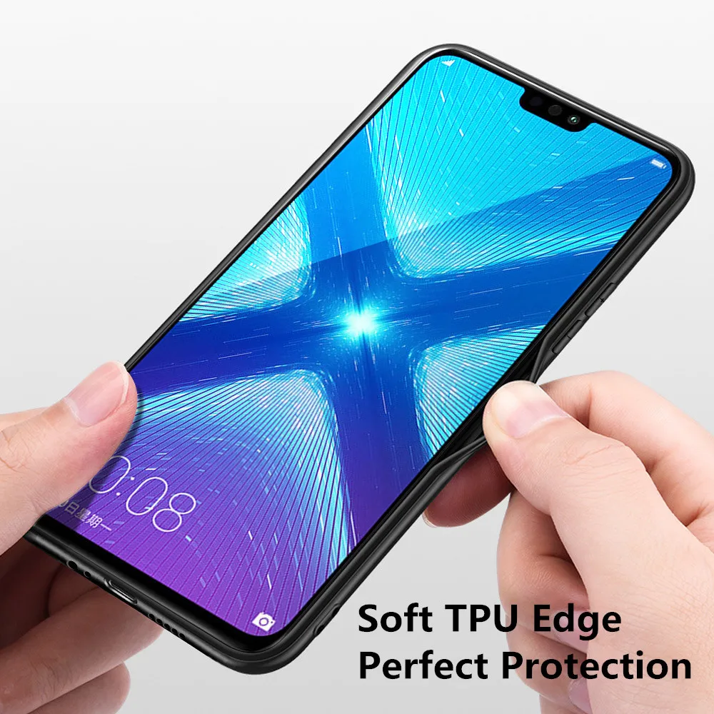 Чехол MOFi для Huawei Honor 8X чехол из искусственной кожи мягкий телефона ТПУ