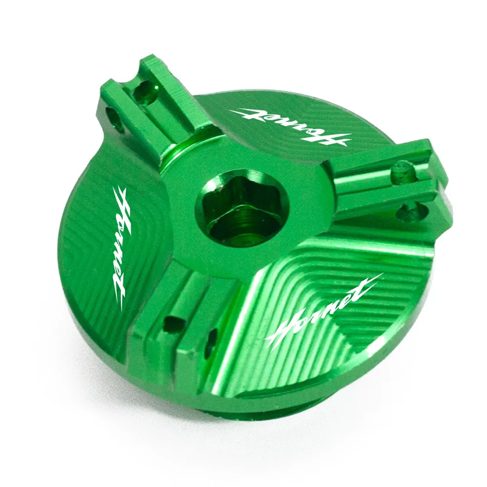 Green Мотоцикл для HONDA CB599 CB600 HORNET CB 599 600 1998-2006 CB919 CB 919 2002-2007 мотоциклетный Алюминиевый Масляный наполнитель крышка заглушки - Цвет: Green